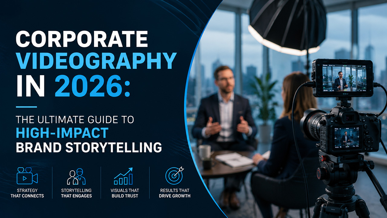 Corporate Videography in 2026 – The Ultimate Guide to High-Impact Brand Storytelling Corporate Videography in 2026 - The Ultimate Guide to High-Impact Brand Storytelling